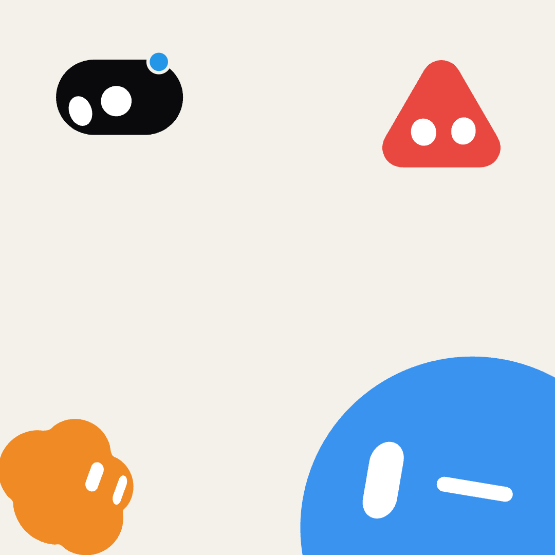The editor with four bots over a photo